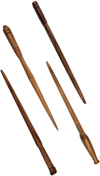 Barrel Wood Hair Sticks