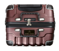 Wine Suitcase - Burgundy